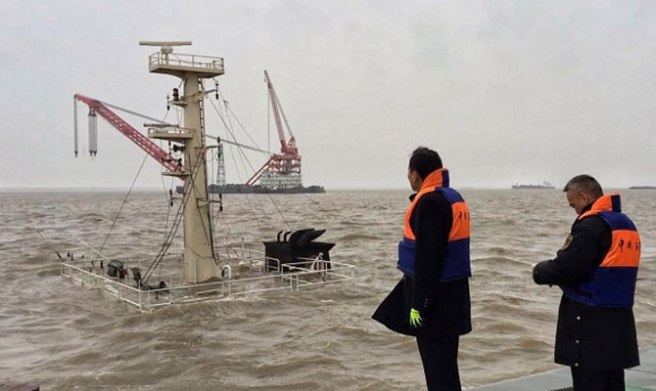 Changping wreck Shanghai inner anchorage